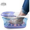 Foot Spa with Heat and Jets Includes A Remote Control A Pumice Stone Collapsible Foot Spa Massager with Massage Bubbles and Vibration MedicalKingUsa - 4 of 4