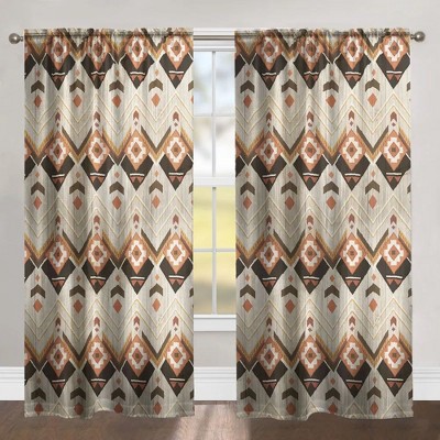 Laural Home Natural Lodge 84" Room Darkening Window Panel