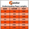 Hamilco White Legal Cardstock Paper 8 1/2" x 14" Card Stock 100lb Cover 25 Pack - 4 of 4