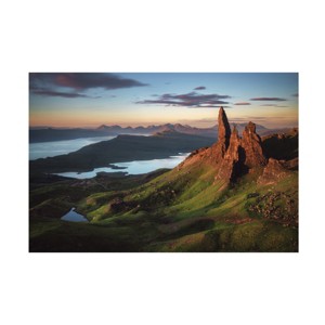 Canvas Wall Art - Jean Claude Castor 'Scotland - Old Man Of Storr' Wall Art for Living Room, Bedroom, or Office Décor by Trademark Fine Art - 32 x 22 - 1 of 4