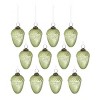 FURNIinspire Decorative Holiday Scene Props Glass Pine Cones Hanging Ornaments for Christmas Tree Holiday Party, Green, 2.8"*2.8"*4.3" - 3 of 4