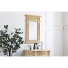 Elegant Lighting Wood frame mirror 18 inch x 28 inch in Light Antique Beige - 3 of 4