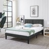 VECELO Twin/Full/Queen Size Upholstered Bed Frame Button Tufted Adjustable Headboard - 4 of 4