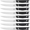 imarku Steak Knives Set of 8, Serrated Steak Knife Set with Pakkawood Ergonomic Handle, Japanese HC Steel Steak Knife, Unique Gifts for Men and Women - 4 of 4