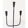 Slickblue Decorative Hand Forged Iron Candelabra, Brass/Black Candle Holder for Home and Special Occasions - 2 of 3