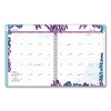 Wild Washes Weekly/Monthly Planner, Flora and Fauna Artwork, 11 x 8.5, Blue Cover, 13-Month: Jan 2025 to Jan 2026 - 3 of 4