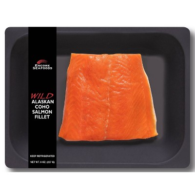 Encore Foods Wild Alaskan Coho Salmon Fillet - 8oz