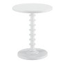 NicBex Round Spindle Leg Side Table Turned Wood Design Drink Table for Small Spaces, Bedroom, Patio - 4 of 4