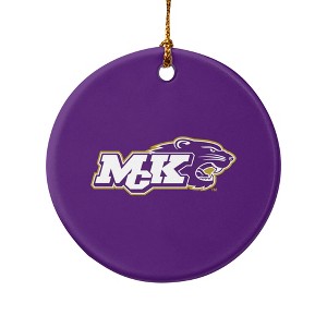 McKendree University Primary Logo Porcelain Holiday Christmas Tree Ornament  2.8" (7.1 cm) - 1 of 4