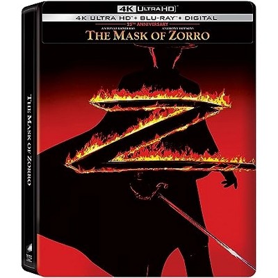 Steelbook The Mask Of Zorro: 25th Ann (UHD + Blu-ray + Dig) : Target
