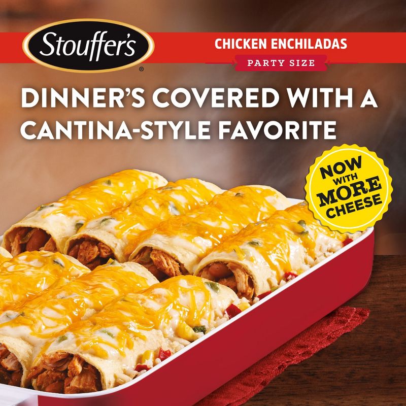 Stouffer's Frozen Chicken Enchiladas Party Size - 57oz - 8ct, 1 of 12