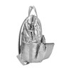 Joan & David Tubular Quilted Metallic Puffer Nylon 18-Inch Workbook Backpack - 3 of 4