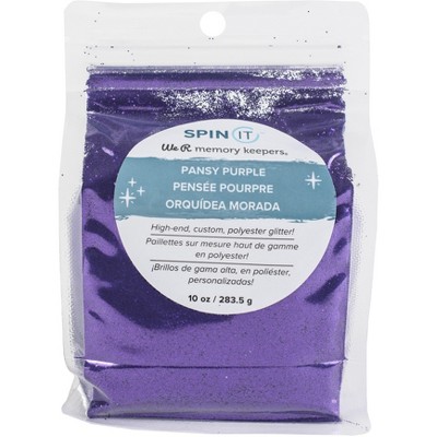 We R Spin It Fine Glitter 10oz-Pansy Purple