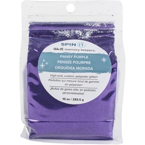 We R Spin It Fine Glitter 10oz-Pansy Purple - 1 of 3