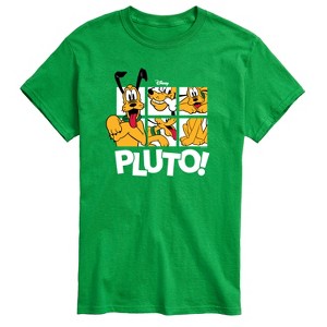 Men's - Disney - Pluto Grid Short Sleeve Graphic T-Shirt - 1 of 3