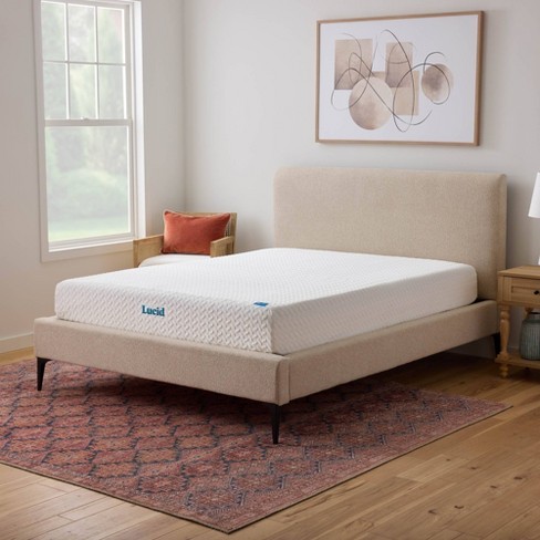 Lucid 10 Comfort Collection Plush Gel Memory Foam Mattress Twin Target