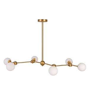 6-Light Sputnik Sphere Chandelier - Storied Home - 1 of 4