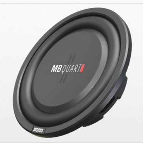 MB Quart DS1-204 8 Inch 400 Watt MAX 200 Watt RMS 4 Ohm Dual Voice Coil, Shallow Slim Subwoofer for Car Audio Sound System, Single Speaker - image 1 of 4