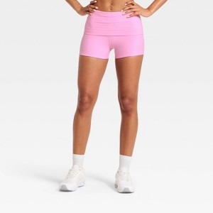 Women's Foldover Waistband Bike Shorts 3