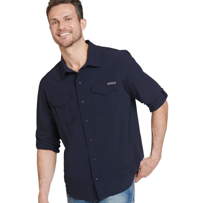 Jockey Men's Long Sleeve Performance Button-Up Shirt, 3 of 6