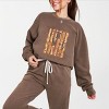 Simply Sage Market Coquette Thankful Stripes Lightweight Garment Dyed Sweatshirt - 2 of 4