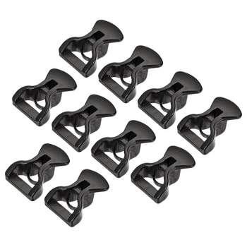 6pcs Outdoor Aluminum Alloy Double Hole Wind Rope Buckle Tent Rope Adjuster  Slider Stopper Umbrella Cord Fastener