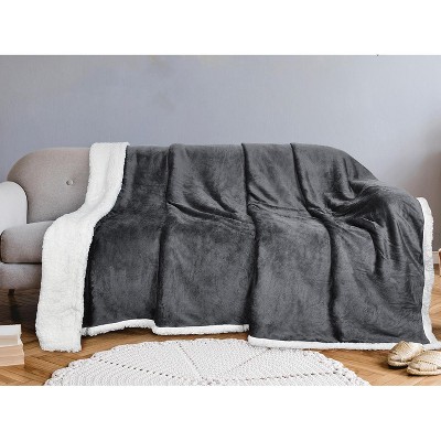 Tirrnia 60"x80" Fleece Plush Bed Blanket, Reversible Blanket for Bed and Couch, Oversized Bed Throw