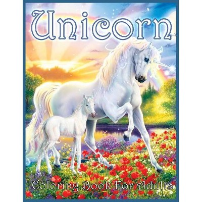 Download Unicorn Coloring Book For Adults - By Lenard Vinci Press (paperback) : Target