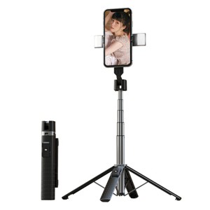 Boersma All-in-One Phone Tripod & Selfie Stick with Extendable Stand，360° Rotation, for iPhone & Android – Travel-Ready, Compact, and Stable - 1 of 4