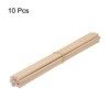 Unique Bargains Arts Crafts Garden Christmas Decoration Round Natural Wood Sticks 10 Pcs - 3 of 4