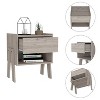 Sapphtopaz Nightstand with Open Storage Rack Bedside Table Night Stand for Bedroom, Living Room - 4 of 4