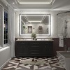 Apmir Super Bright Front & Back LED Lighted Anti-Fog Aluminum Alloy Framed Tempered Glass Bathroom/Vanity Mirror with ETL & 3-Year Warranty - 2 of 4