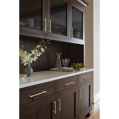 Golden Champagne Traditional Cabinet Pull with Mounting Hardware