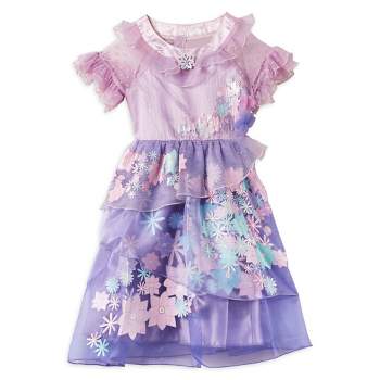 Disney Nouveau Film Wish Asha Princess Girls Costume Fancy Vestidos Party  Dress Purple Dress Cosplay Halloween Vêtements