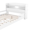 NicBex Full/Twin Size Platform Bed with Storage Headboard,Built-in LED Lights and Guardrail for Adults/Boys/Girls - 4 of 4