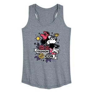 Women's - Disney - Minnie Mouse Graphic Racerback Tank - 1 of 4