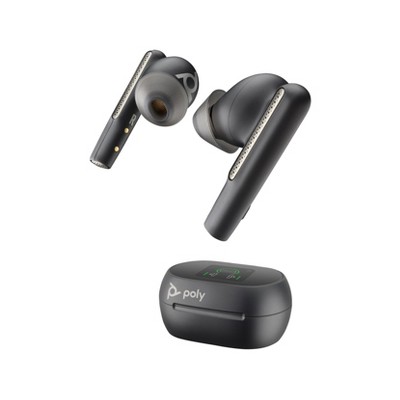 Poly Voyager Free 60+ UC Carbon Black Earbuds +BT700 USB-C Adapter +Touchscreen Charge Case