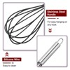Unique Bargains Silicone Stainless Steel Non-Stick Coated Heat-Resistant Whisk 5 Pcs - 4 of 4