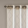 Grungis 50x63 Inch Fretwork Print Blackout Curtain for Living Room,Bedroom(Only 1 Pc Panel) - 4 of 4