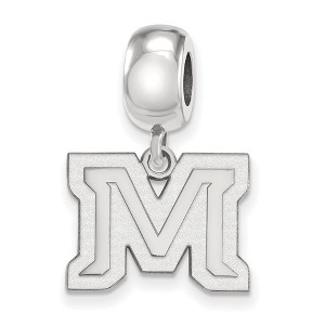 Black Bow Jewelry Sterling Silver Montana State Bobcats NCAA Bead Charm - 1 of 4