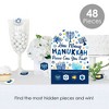 Big Dot of Happiness Hanukkah Menorah - Chanukah Holiday Party Scavenger Hunt - 1 Stand and 48 Game Pieces - Hide and Find Game - 2 of 4