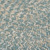 Colonial Mills Tremont Braided Runner, Teal 2'x9', Oval Shape - 3 of 3