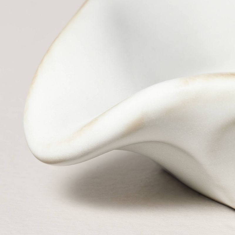 Wide-Fluted Stoneware Spoon Rest Cream - Hearth &#38; Hand&#8482; with Magnolia, 4 of 5