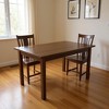HomeRoots 60" Raw Umber Solid Wood Dining Table - 2 of 4