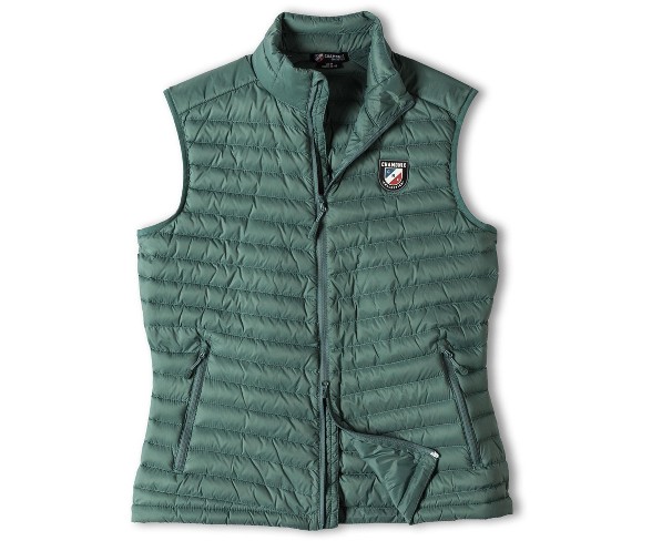 Chamonix Cailly Down Vest Silver Pine Womens Sz L