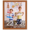 PosterPalooza | Slim Profile Brown Picture Frame - UV Acrylic, Foam Board Backing, Hanging Hardware - 2 of 4