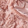 Peace Nest Shaggy Plush Comforter Set Faux Fur with Velvety Reversible Backing - 4 of 4
