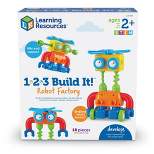 Learning Resources 1-2-3 Build It! Robot Factory