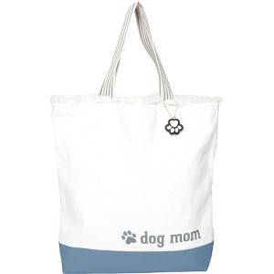 Pavilion Gift Company - Dog Mom - Canvas Tote Bag - Handbags - 1 of 4