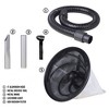 Vacmaster 6 Gallon 120 Volt 960 Watt Portable Heat Resistant Corded Electric Ash Vacuum with Wheels with 8 Amperes Motor, Black - 4 of 4
